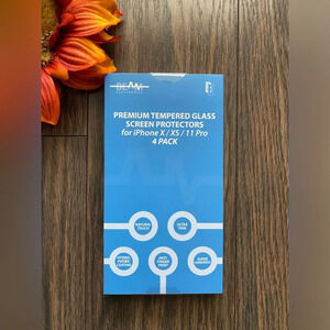 🌻5/$25🌻BEAM ELECTRONICS [4 Pack] Screen Protector for iPhone X, XS, 11 Pro